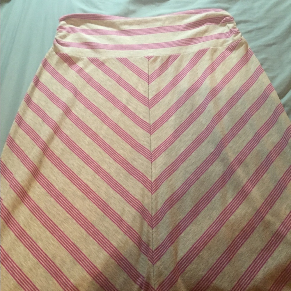 Gray and purple skirt